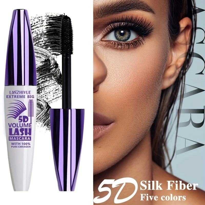 5D Extreme Volume Lash Mascara,Waterproof And Long-Lasting,Natural Thickening And Curling Eyelash Extension