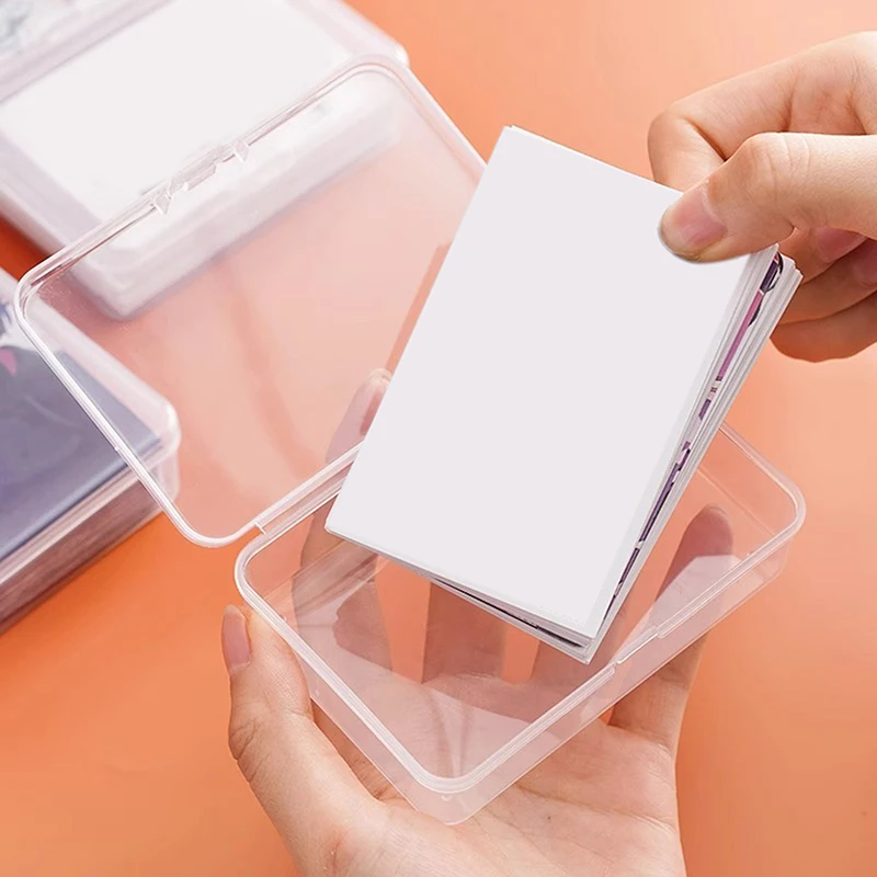 1/3pcs Transparent Plastic Boxes Playing Cards Container Storage Case Packing Poker Game Card Box Board Games Card Organizer