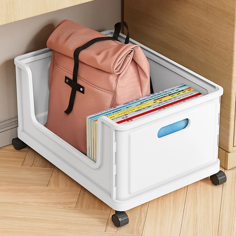 

Removable Storage Box Bedroom Toys Box Studyroom Foldable Desk Bottom Bookshelf Office Documents Magazine Stationery Organizer