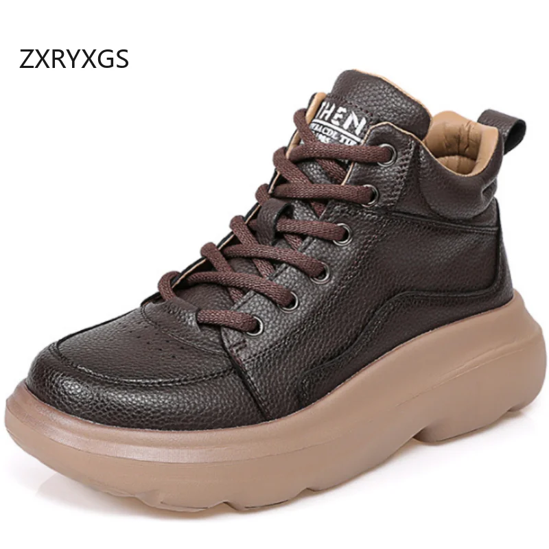zxryxgs-new-trendy-genuine-leather-high-top-sneakers-women's-travel-boots-2025-autumn-winter-warm-boots-casual-shoes-trend-boots