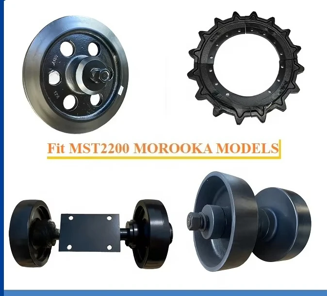 Nouveau prix d'usine plate-forme de forage fixation pelle train de roulement pièces de rechange MST800 MST2200 rouleau de chenille