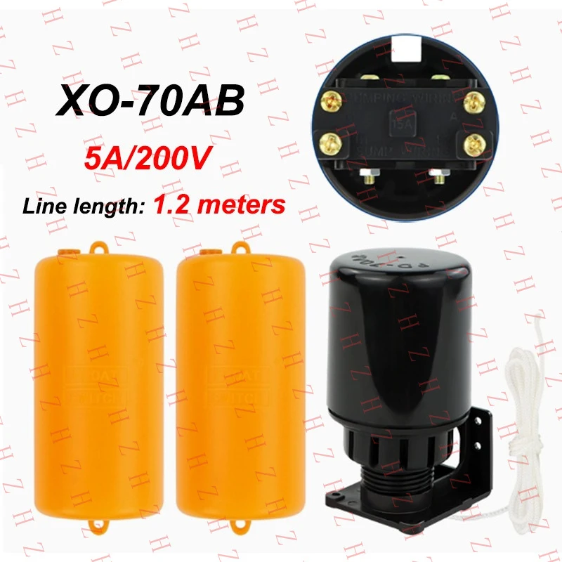 

U+ XO-70AB Double Ball Suspension Liquid Level Controller Pump Switch Wire 1.2M【Wholesale private message sellers】