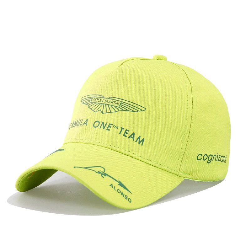 

F1 Racing Fashion Caps Team Baseball Unisex Sun Protection Hat For Aston Martin DBX DBS V12 V8 DB11 DB9 Rapide AMR Vantage