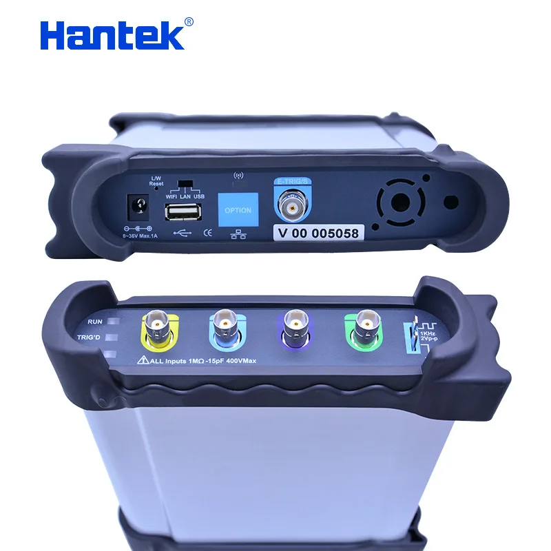 Hantek 4CH Automotive Oscilloscope kit DSO3064 Kit for Car Diagnostic USB 2.0 200MS/s 60MHz Frenquency Counter LAN optional