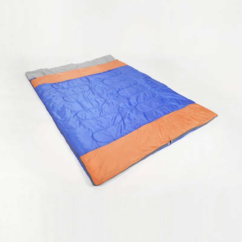 

Спальный мешок для взрослых пар толстый и теплый, подходит для кемпинга в холодную погоду осенью и зимой.