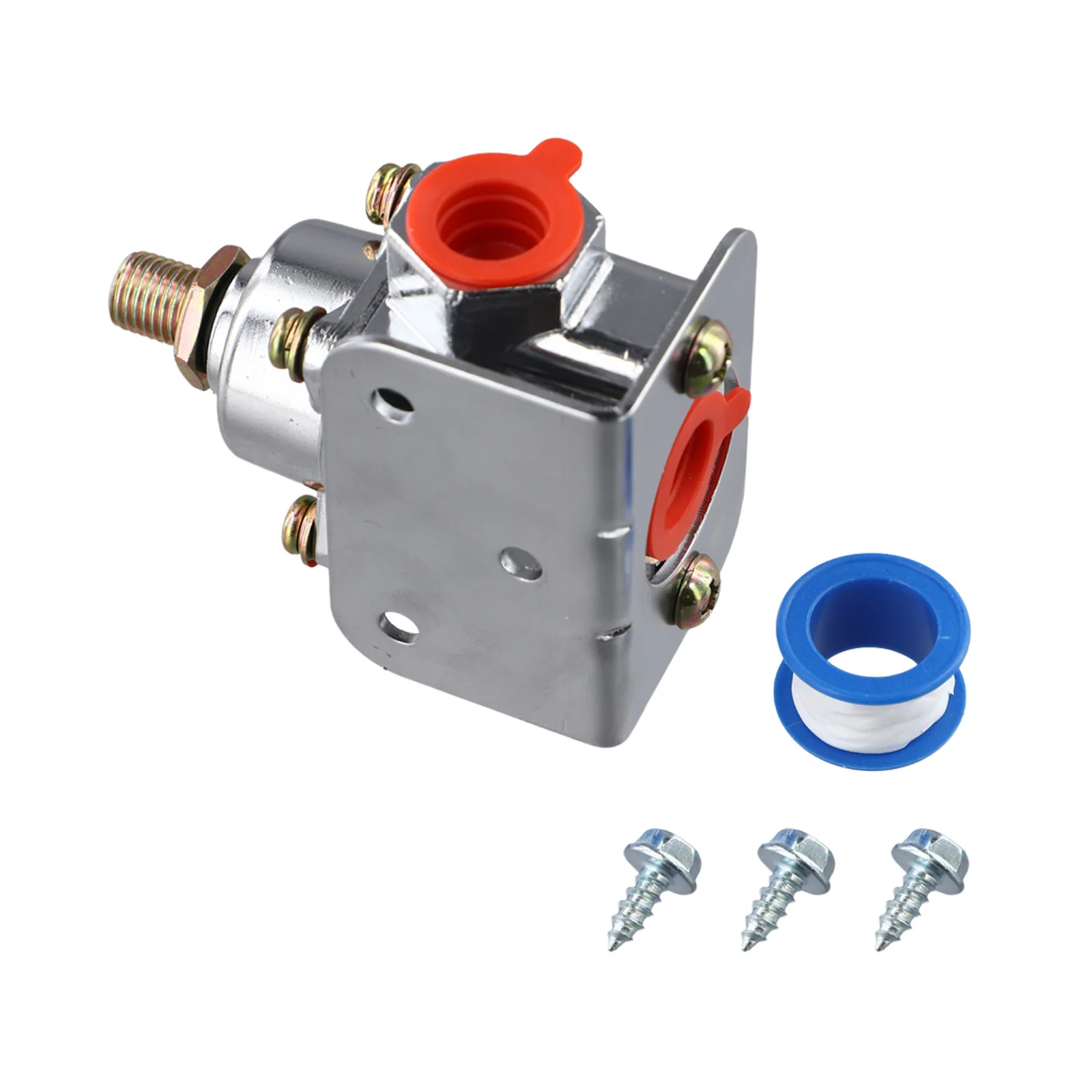 Zinc Alloy Fuel Regulator Chrome Carbureted Regulator Easy To Use Manual Measurement For Holley Carburetor Zinc