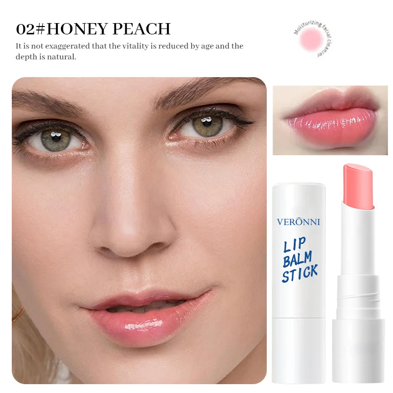PH Color-Changing Lip Balm – Moisturizing & Nourishing Formula, Natural Flush of Pink, Non-Drying Hydrating Lip Care,Lightweight