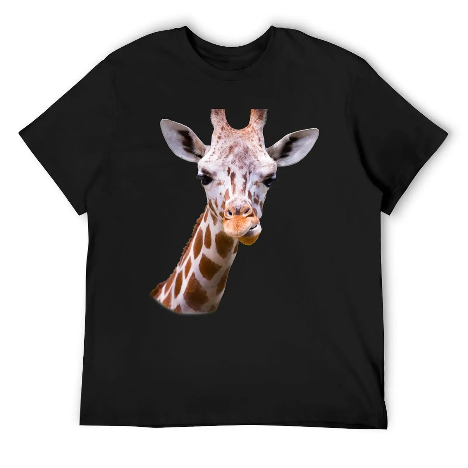 

Giraffe lovers Cute Giraffe Gift I love Giraffes African Safari Animal T-Shirt cotton man t-shirts shirts men graphic