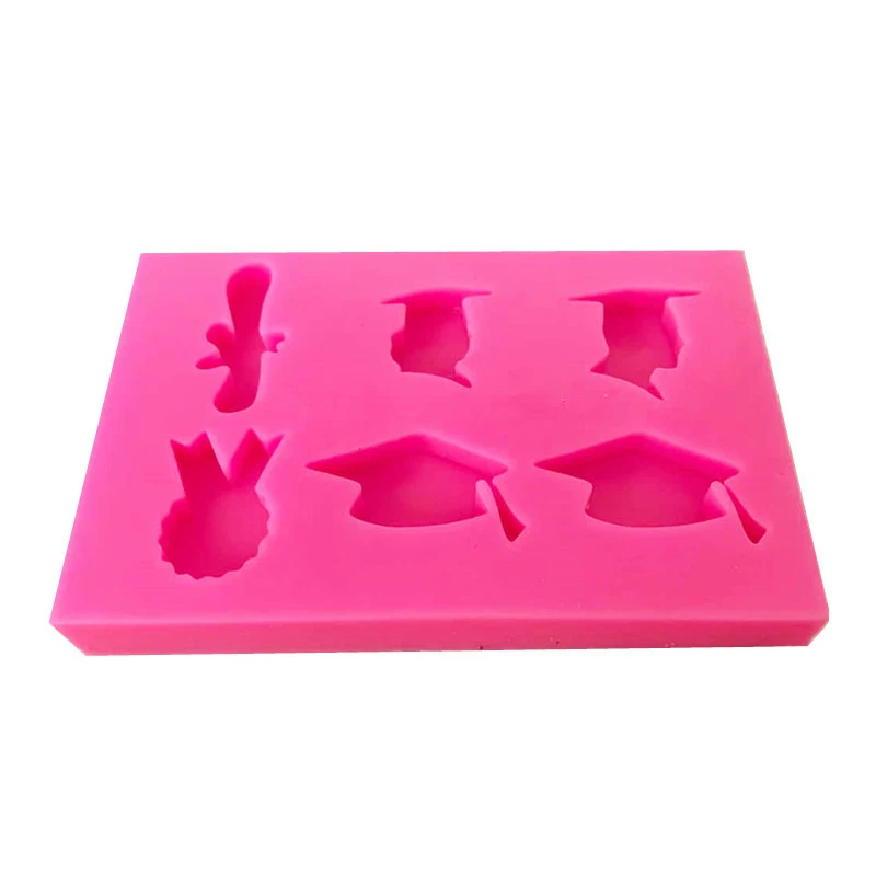 Graduation Cap Fondant Silicone BPA Free And Safe For Making Hot Chocolate Bomb