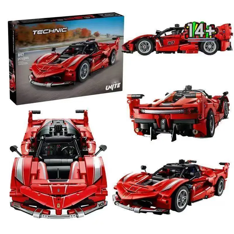 

Новый конструктор Disney 2026: Модель гоночного автомобиля Ferrari FXX K (42212) – механическая сборная модель, подарок для взрослых и детей на День рождения и Рождество