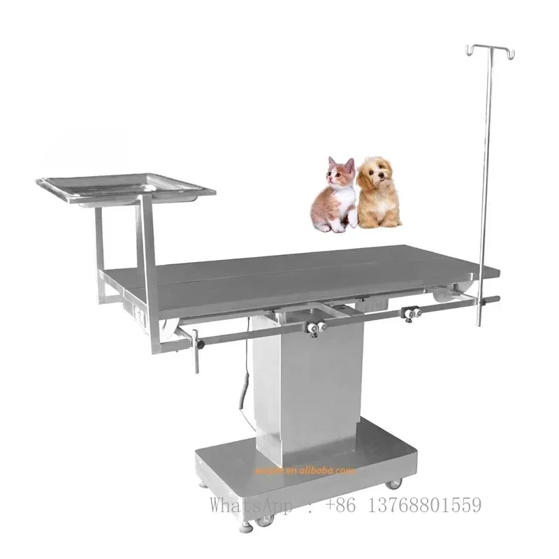 V-Top Surgical Electric Veterinary Operation Table 304 Stainless Steel Pet Operating Table Animal Surgery For Vet