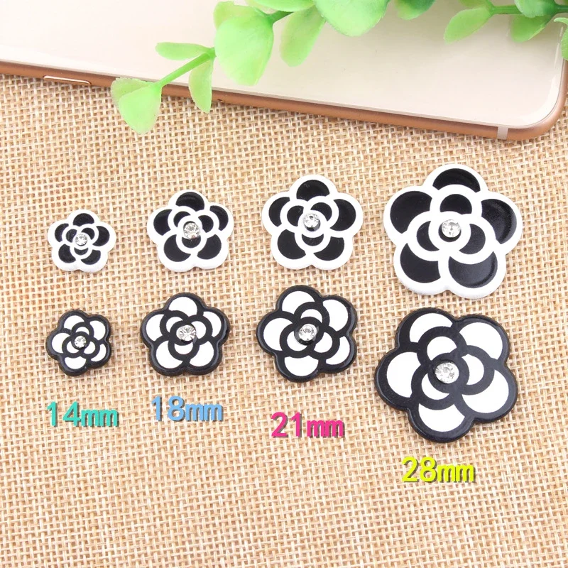 Korean Rose Camellia Flowers Diy Graffiti Patch Shoes and Hats Diy Hair Edge Clip Material Diy Mobile Phone Cover Accessories