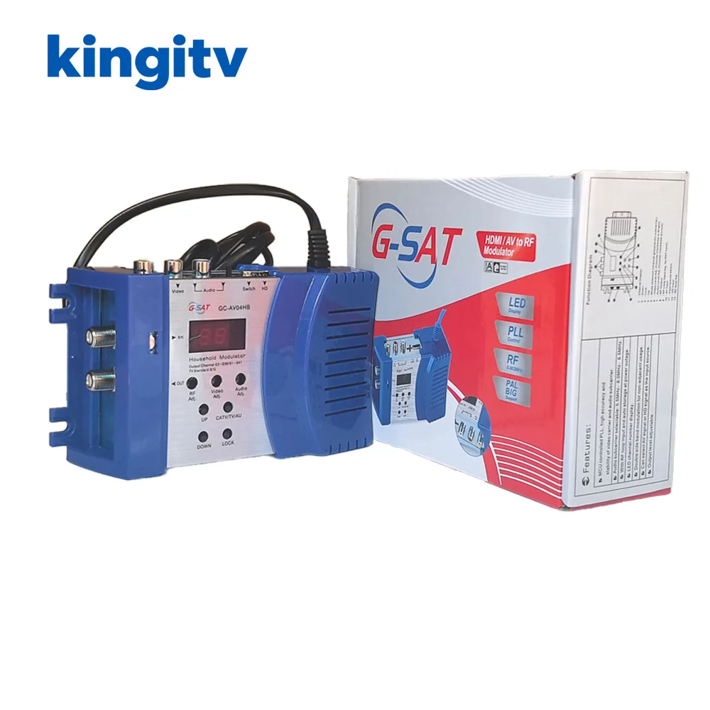 

Hdmi Av для аналогового модулятора ТВ Catv Кабель для отеля HDMI-модулятор Цифровой радиочастотный модулятор AV-RF-модулятор