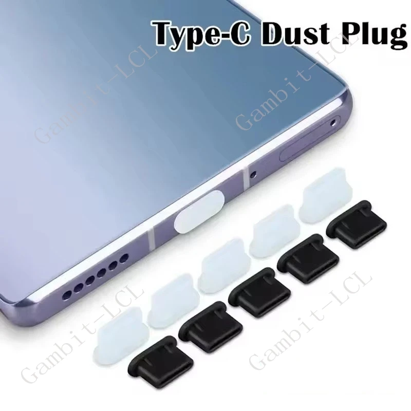 Tapón antipolvo USB-C silicona suave universal para puerto de carga - imagen 2