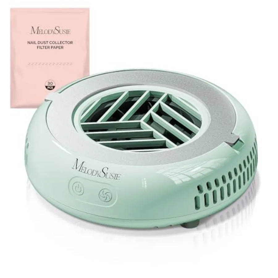 PocketSized Nail Dust Collector with Lightweight Design, HProA 6000RPM Ultra-Small Nail Vacuum Fan with 3 Suction Modes and 30