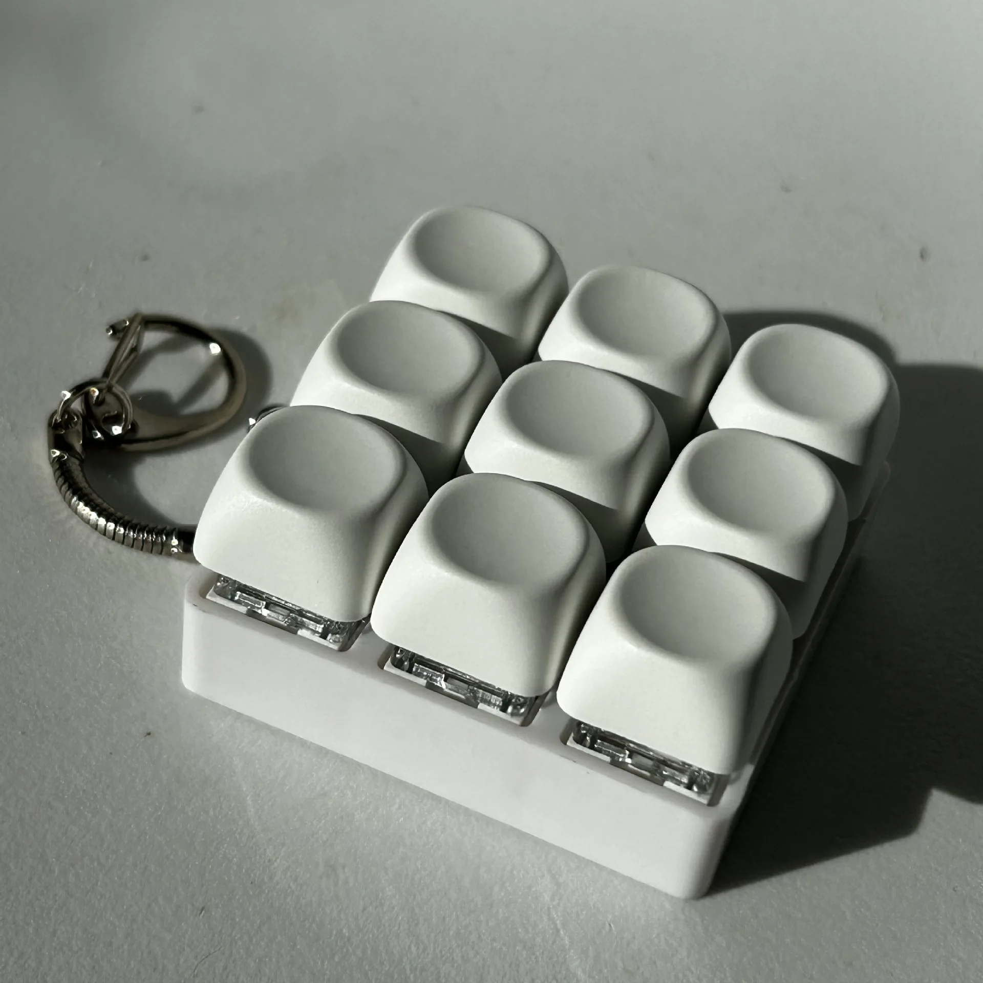 4/9-زر لوحة المفاتيح المفاتيح رمح اختبار لعبة تململ مع المؤثرات الصوتية حجم صغير سهلة الحمل لمسة مريحة