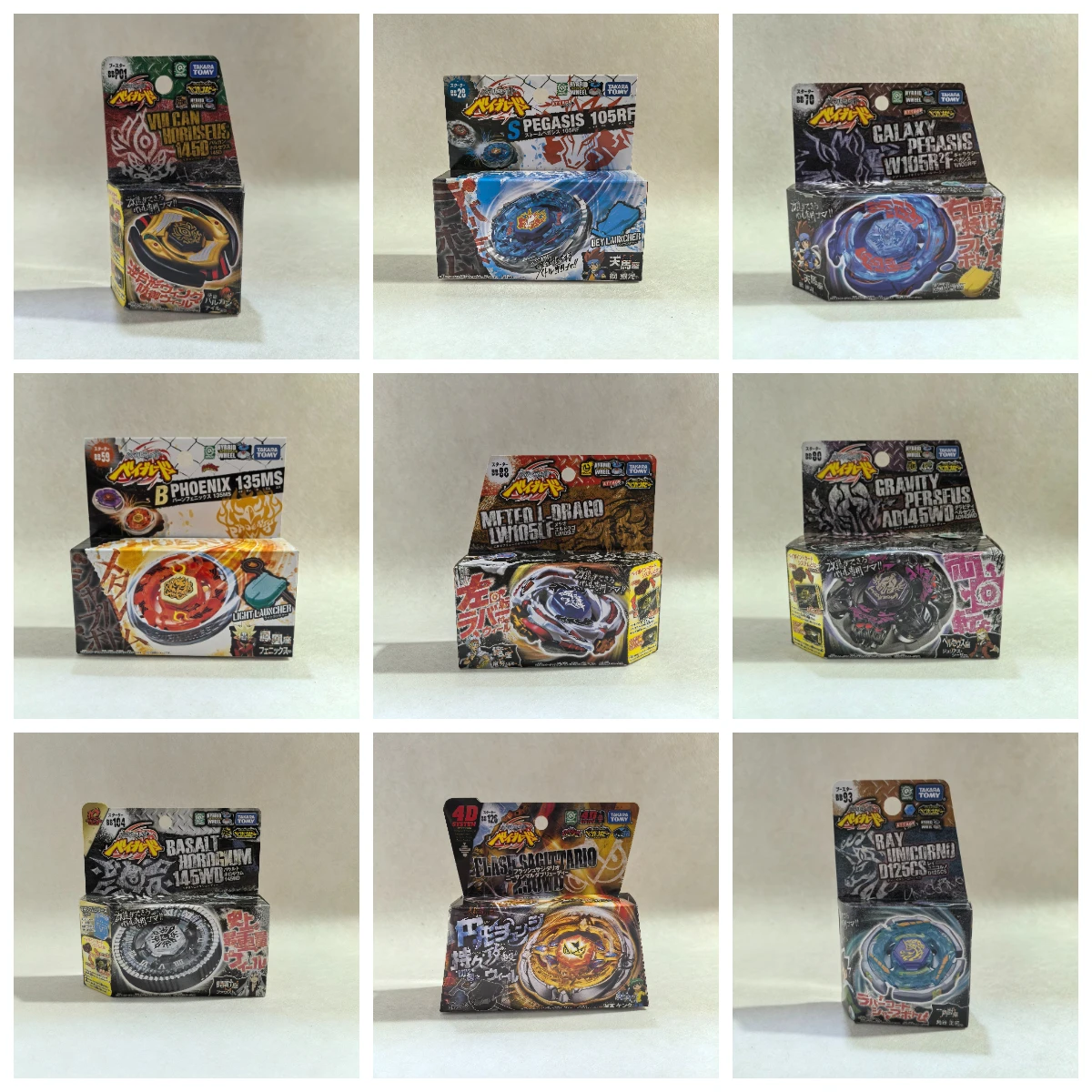 

Takara Tomy Bey BB28 S Pegasis 105RF BB70 Galaxy Pegasis W105R2F BB105 BB47 BB80 BB88 BB108 BB119 Gyro Toy