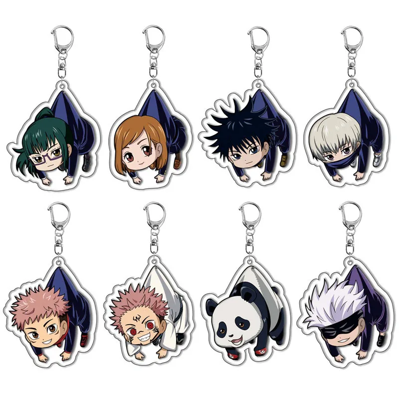 

Акриловый брелок Jujutsu Kaisen Юдзи Итадори, аниме-подвеска, аксессуар, готовый к отправке, многослойный дизайн, быстрая доставка