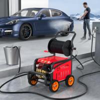 230bar Car washing machine, high-pressure water gun, household 220v high-power booster water pump, ultra strong floor cleaning