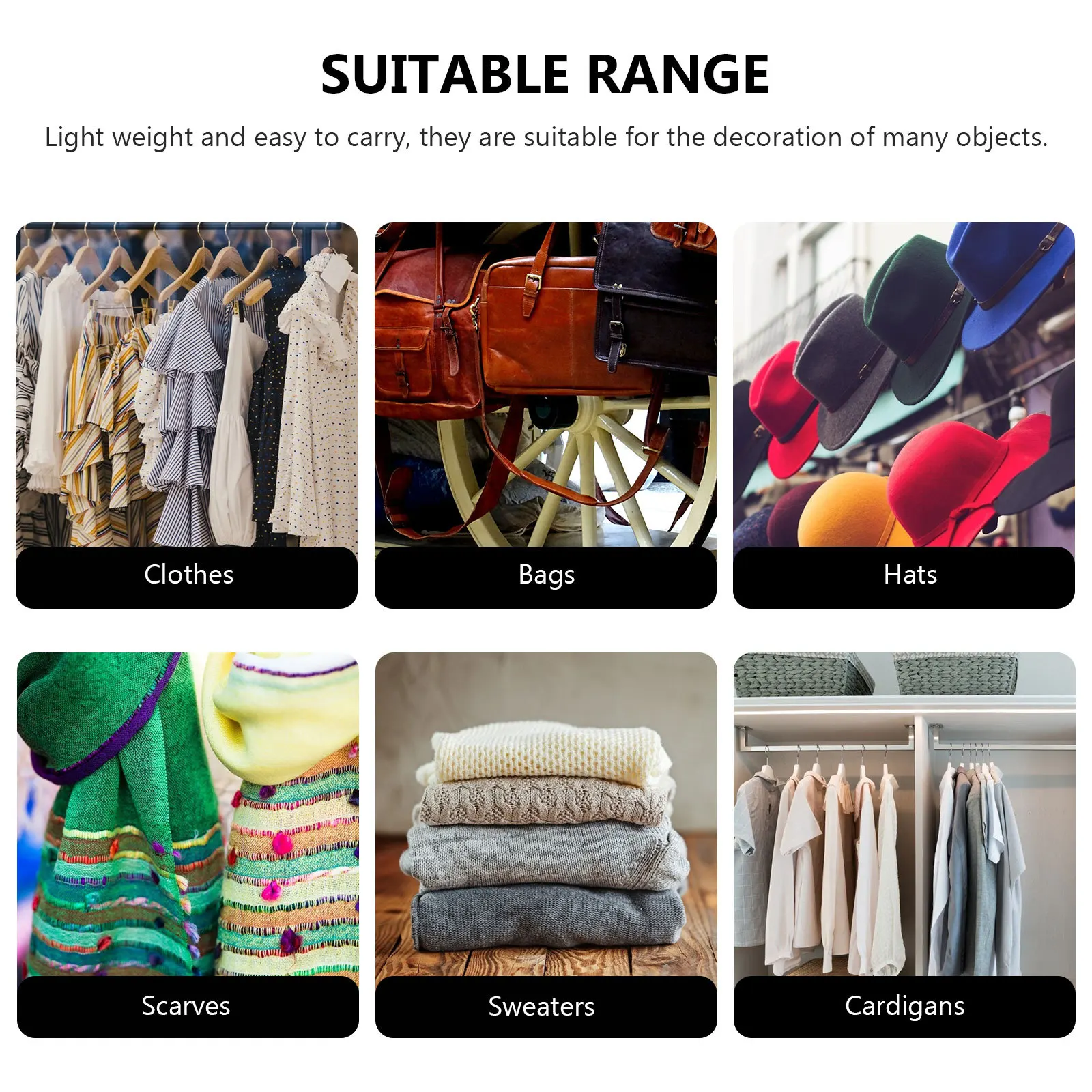 

6Pcs Sweater Clip Vintage Style Stylish Brooch Pin for Cardigan Shawl Collar Elegant Sweater Clasp Portable Metal Brooch Pin