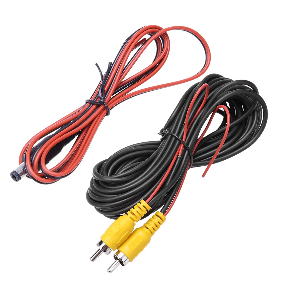Rear View Camera Video Cable 20ft RCA Video Cable Wireless Video Transmitter Receiver for Car Parking Camera