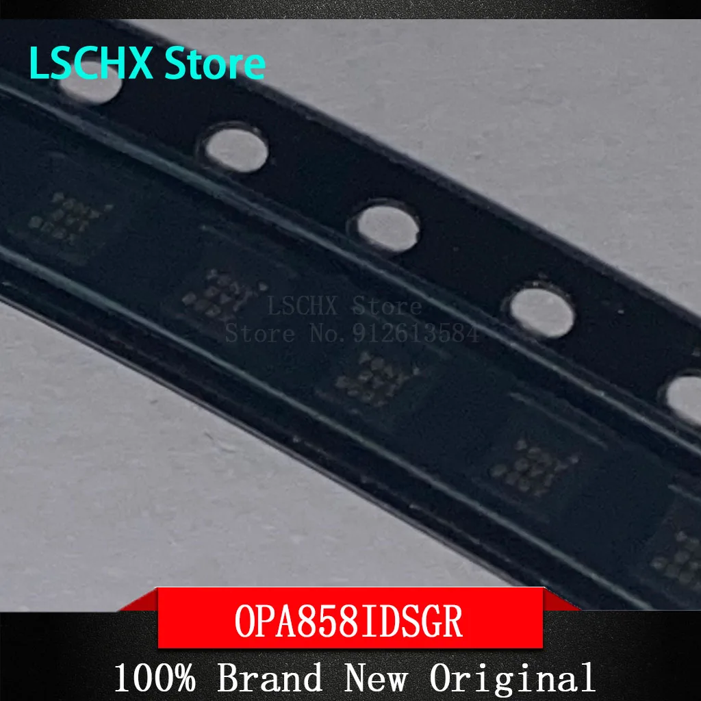 

5pcs OPA858IDSGR OPA858IDSGT WSON-8-EP 5.5GHz gain-bandwidth product, de-compensated transresistance amplifier with FET input