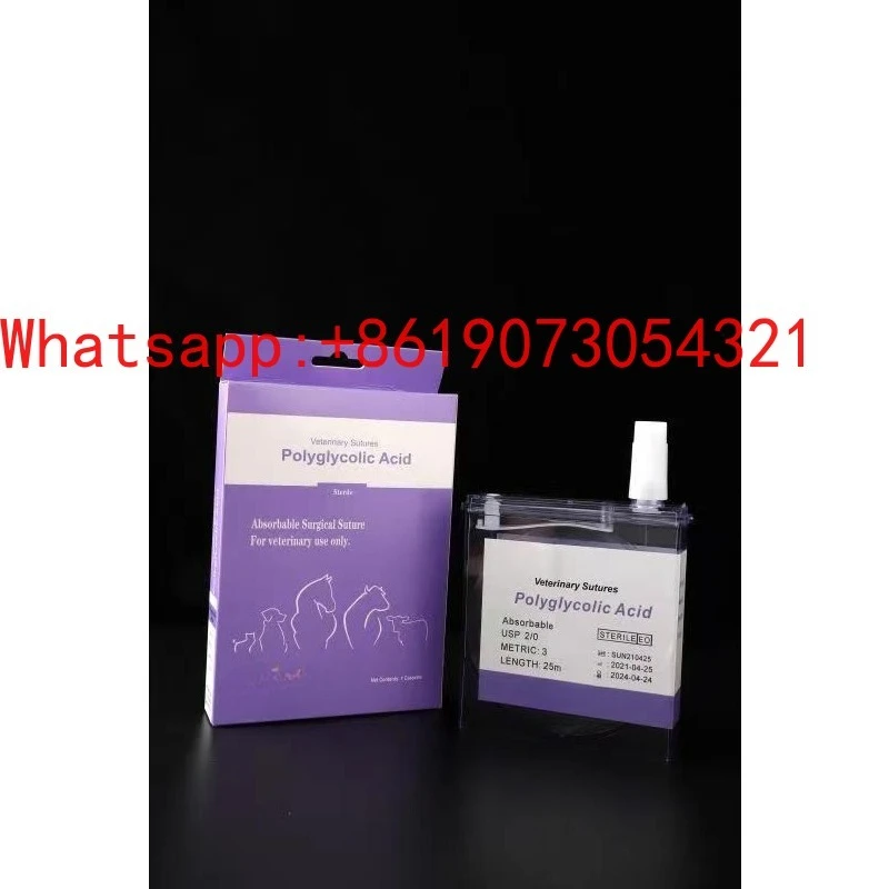 

Animal PGA boxed surgical suture 25 meters absorbable medical sterilized