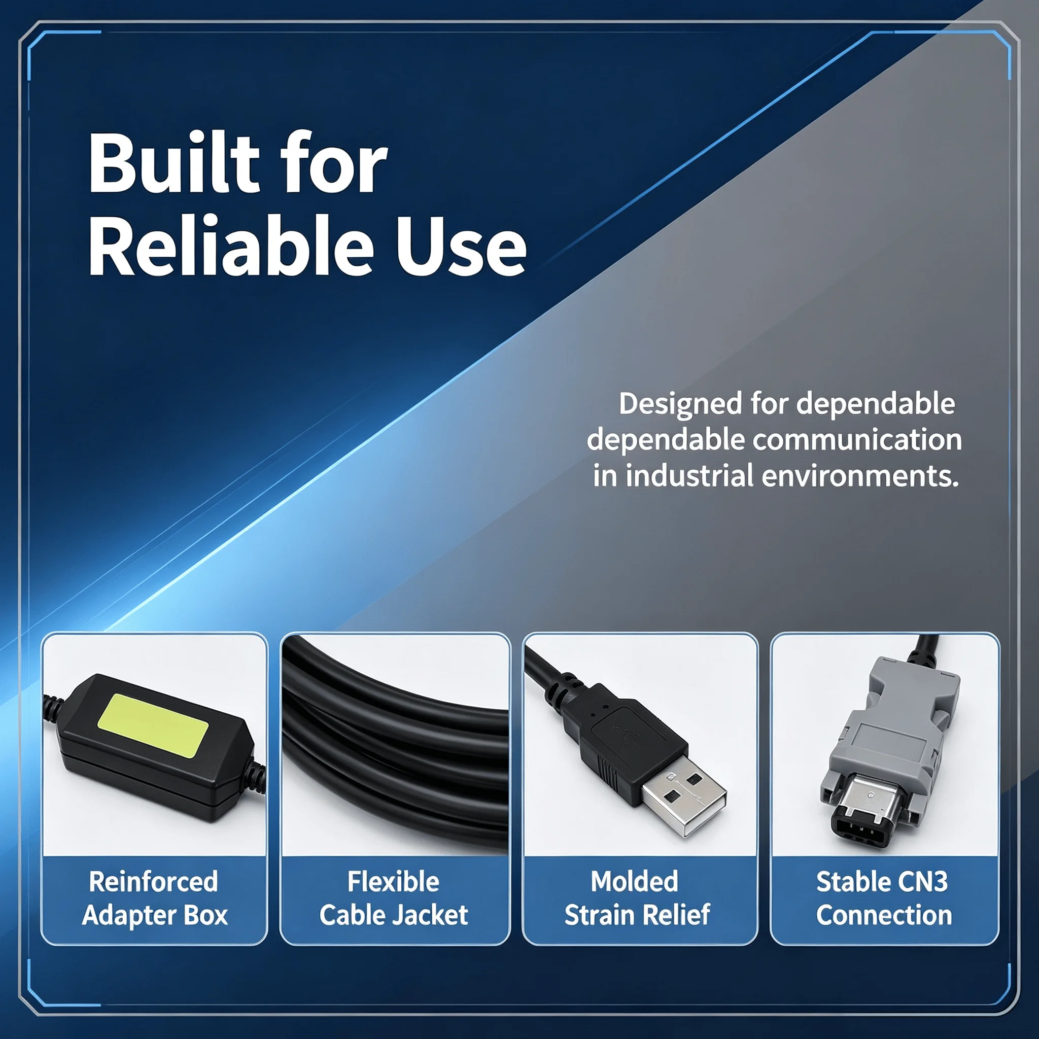 Delta Servo Drive Download Cable USB-ASD-CNUS0A08 CN3 USB to RS232 3M 5V for ASDA-A2 B2 AB Programming