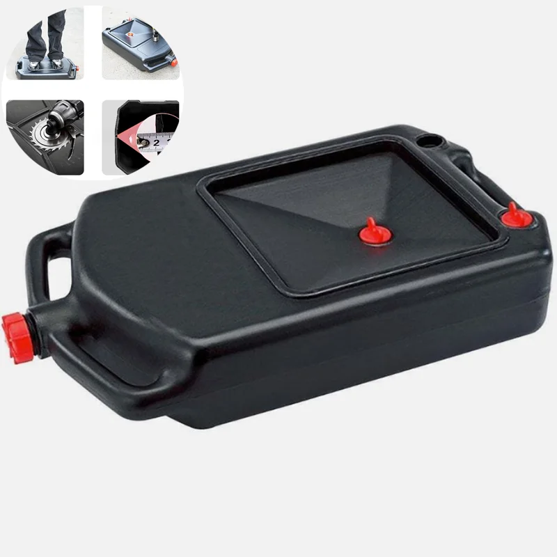 8L Environmentally Friendly Sealed PE Fuel Tank Catch Basin Oil Collector Pot Maintenance Car Repair Maintenance Tools