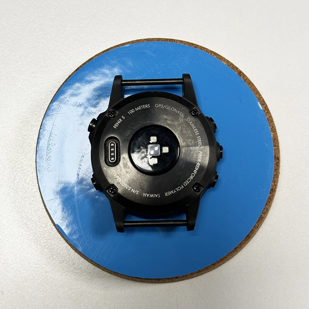 Средняя рамка с нижней частью корпуса для GARMIN Fenix 5, черная кнопка, передняя рамка, задняя крышка, чехол с кнопкой датчика сердечного ритма, ремонт