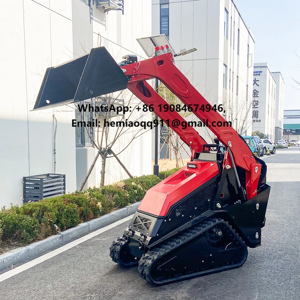 Powerful Track Skid Steer Loader  Crawler Loader for Construction Site Wheel Loader for Earthmoving