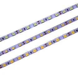 4mm szerokość 2835 SMD elastyczny pasek LED 4000K NW ciepły biały 2700K 120led/M DC12V biały nie wodoodporna 5M taśma wstążkowa