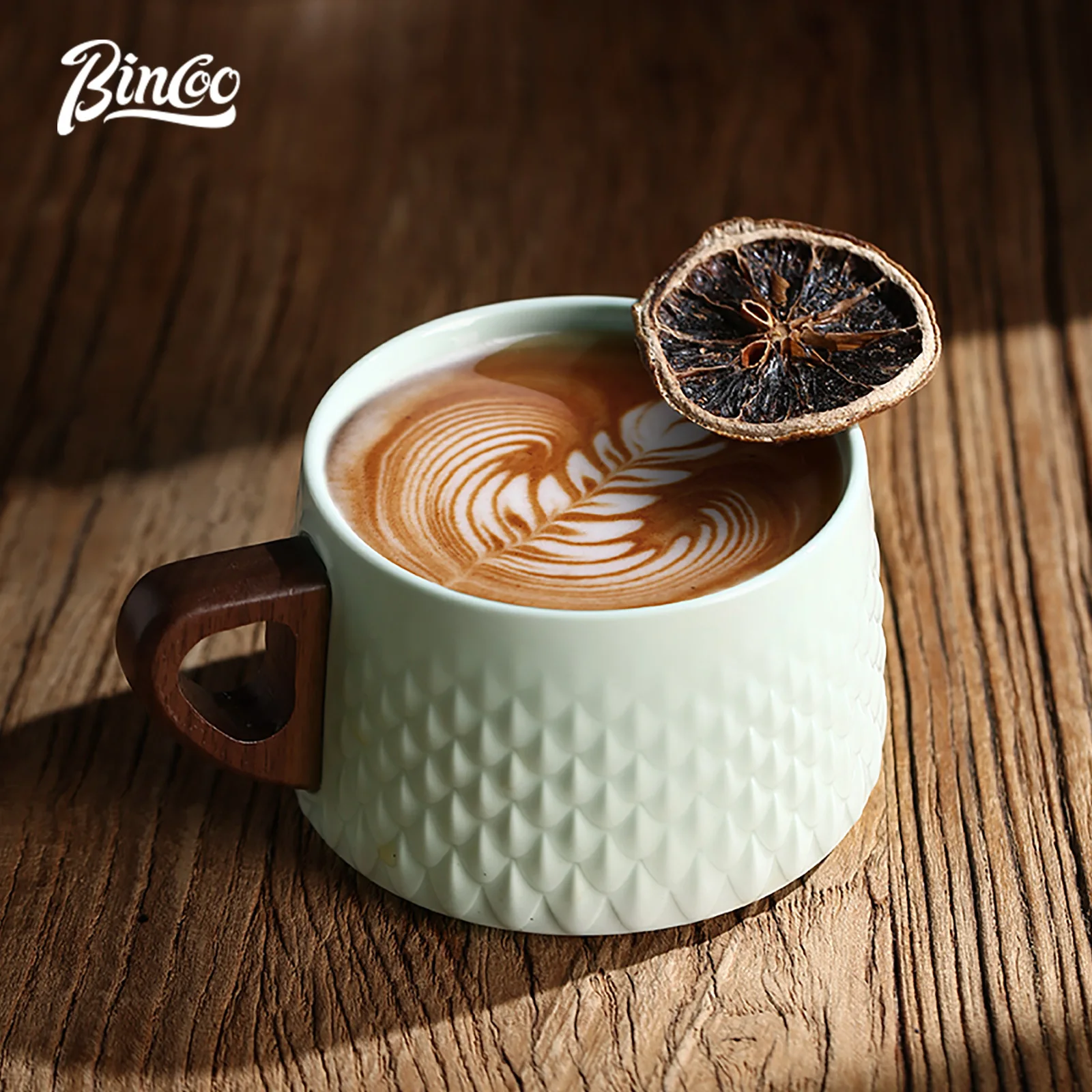 

Bincoo Espresso Mug 200/350ml Ceramic Coffee Cup and Saucer Professional Home Barista Latte Art Mug Exquisite Kitchen Accessorie