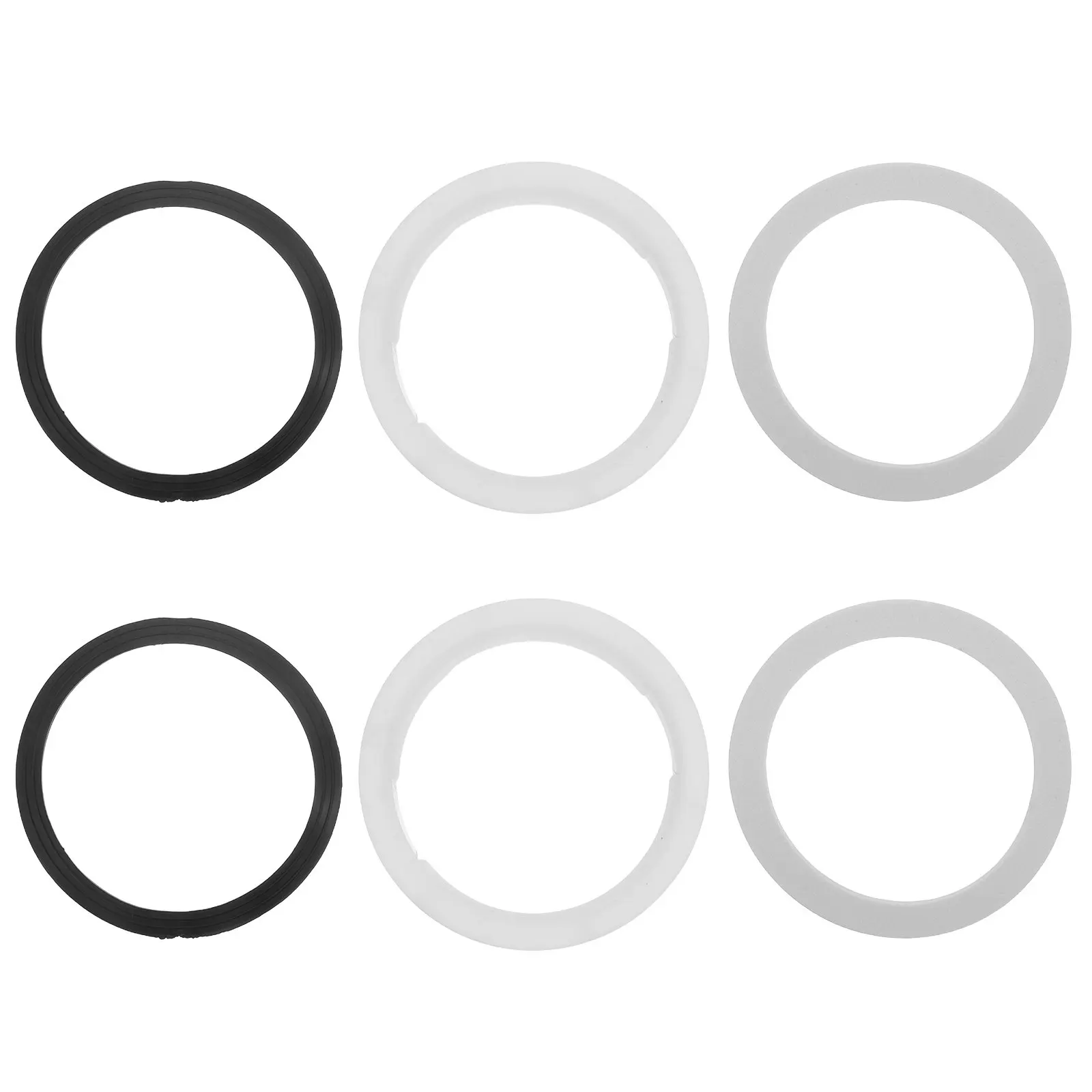 

6Pcs Sink Drain Strainer Seal Ring Kit 110Mm Kitchen Sink Compatible Rubber Washers Nut 83Mm 87Mm Leak Proof Installation Parts