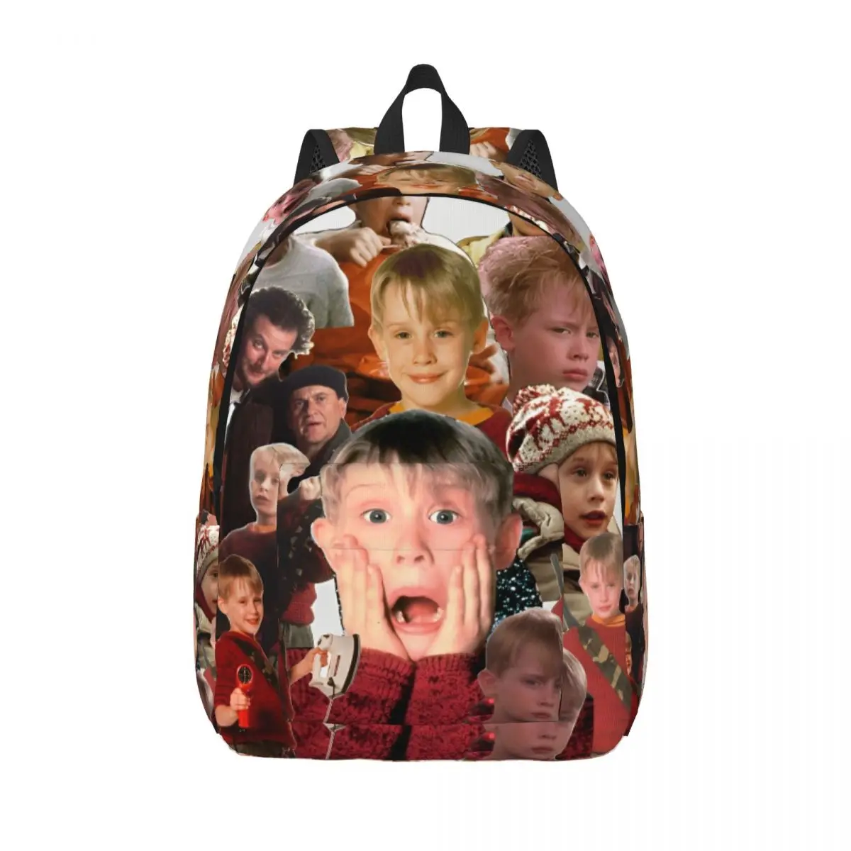 

Рюкзак с коллажем «Сам дома Маколея Кулькин» для мужчин и женщин, модный школьный деловой рюкзак Кевина, комедия, сумка для ноутбука, уличная сумка