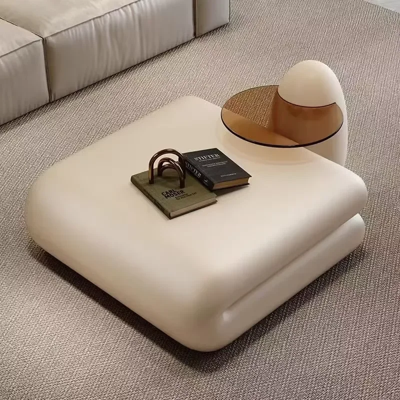 Nordic Italian Light Minimalist Durable Eco-Friendly Modern Square Wood Coffee Table for Living Room Home