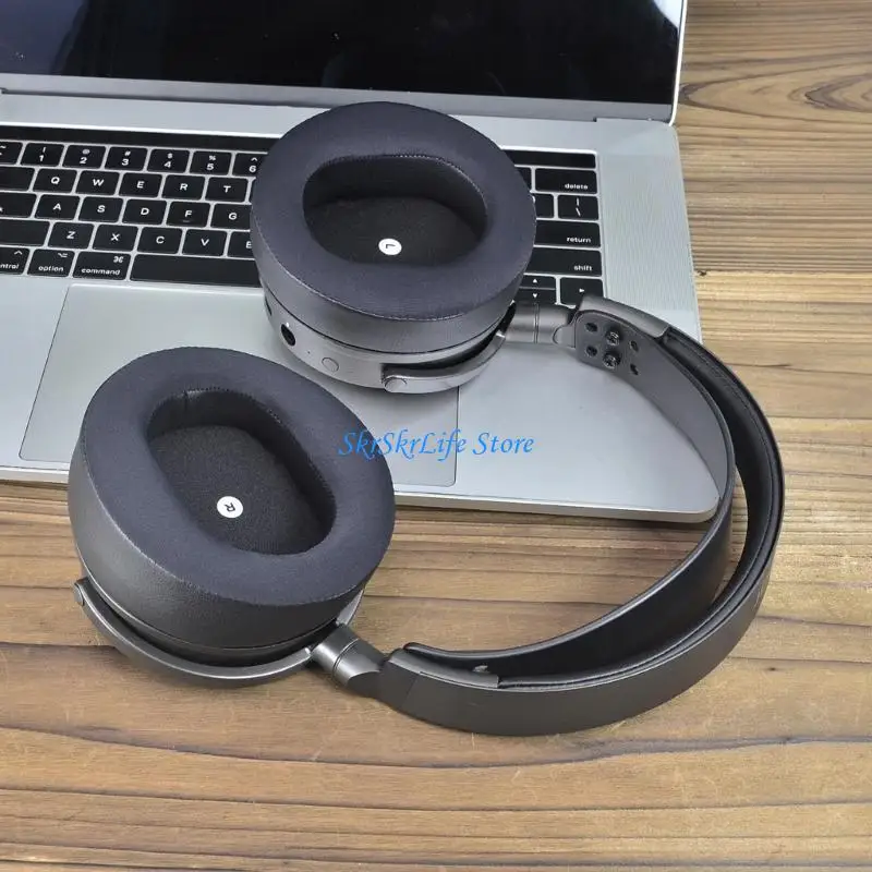 

E65E Durable Sponge Cooling Gel Ear Pads for Maxwell Earphone Memory Foam Earpads Headset Elastic Sleeves Replacements