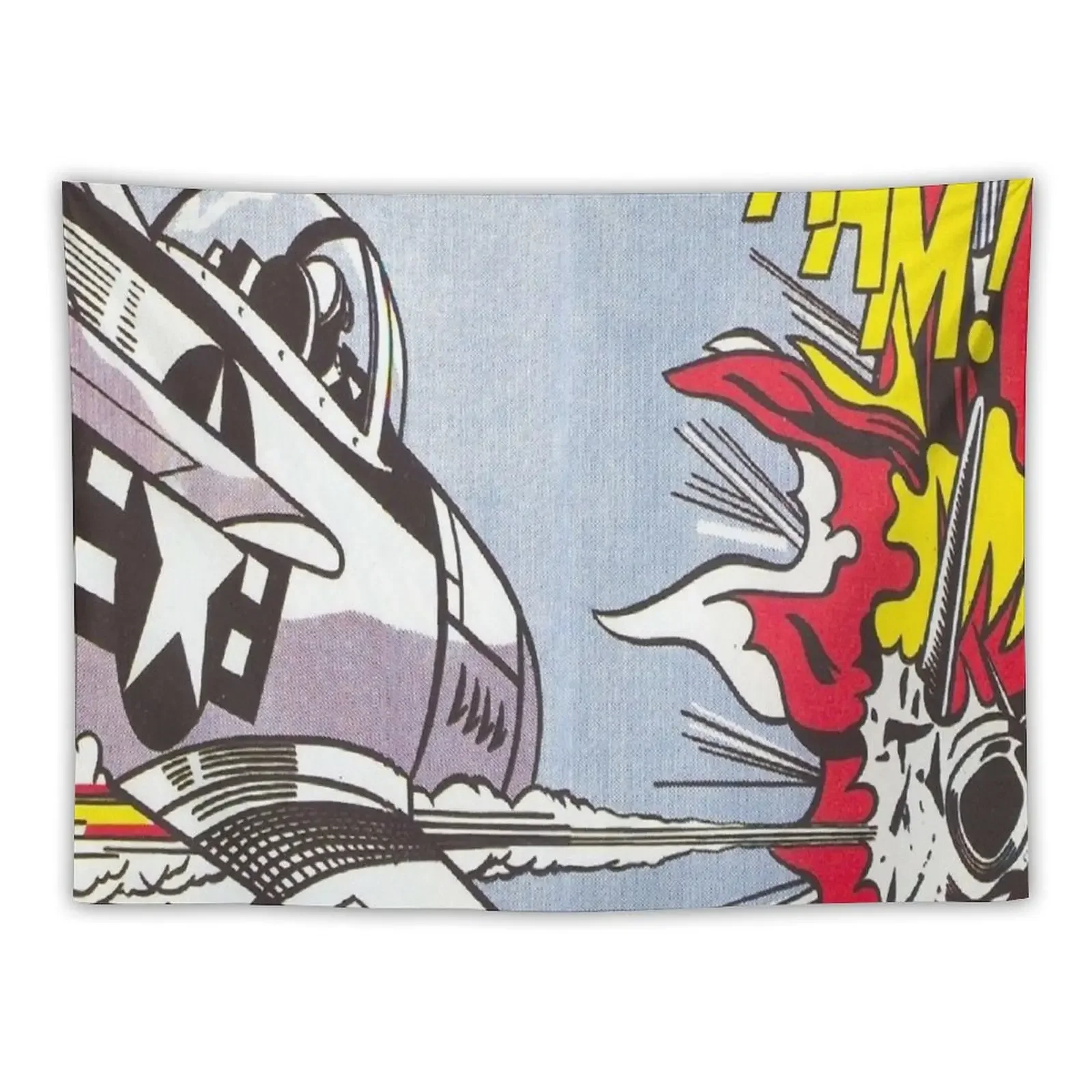 

roy lichtensteinWhaam! Tapestry Wall Tapestries Bed Room Decoration Decorative Wall Murals Mushroom Tapestry