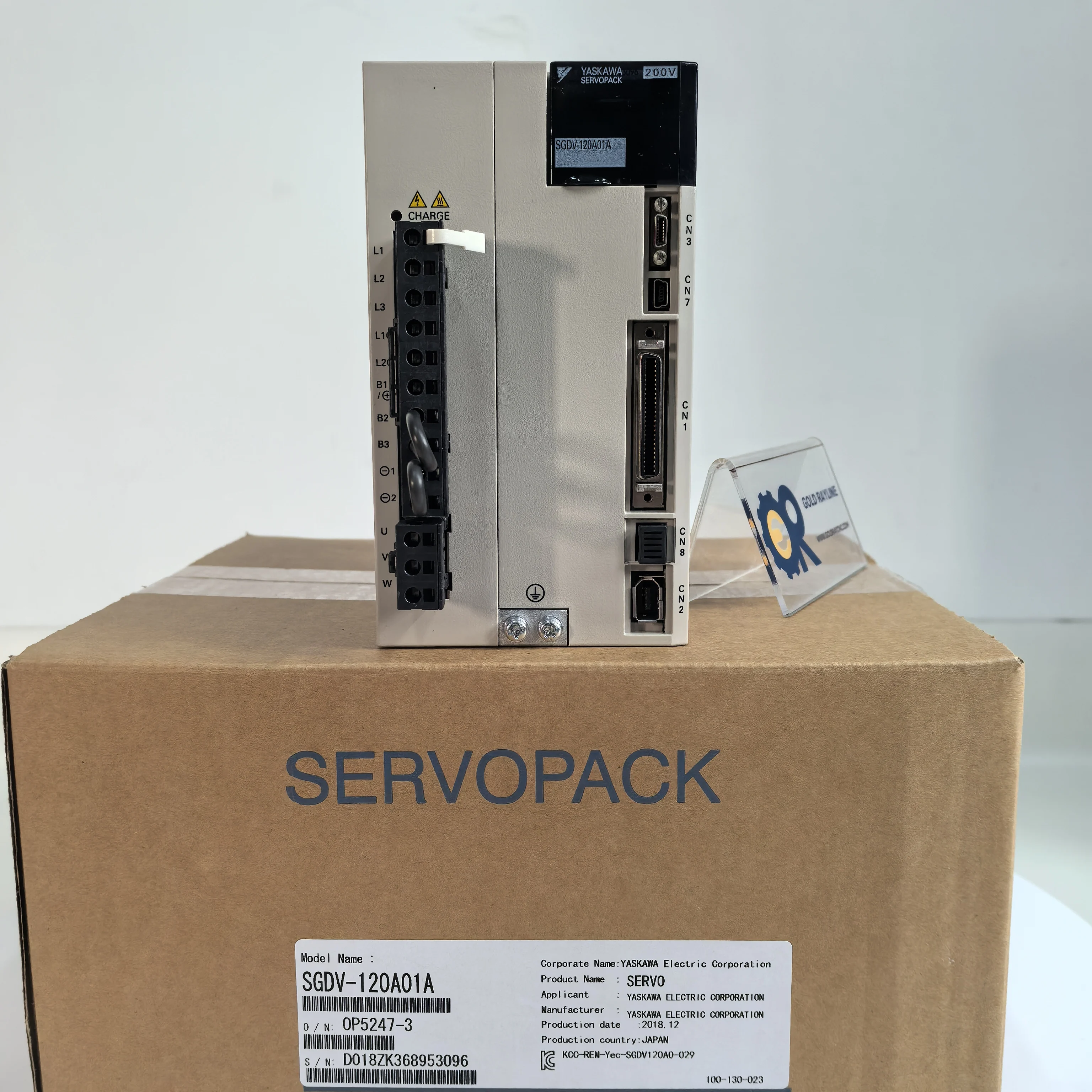 

Новый сервопривод Yaskawa SGDV-120A01A (SGDV120A01A) с гарантией 1 год