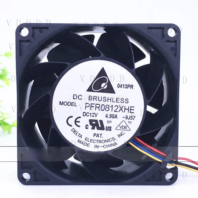 

LL for 1PCS Delta PFR0812XHE DC12V 4.9A 4-wire cooling fan 8038 8cm