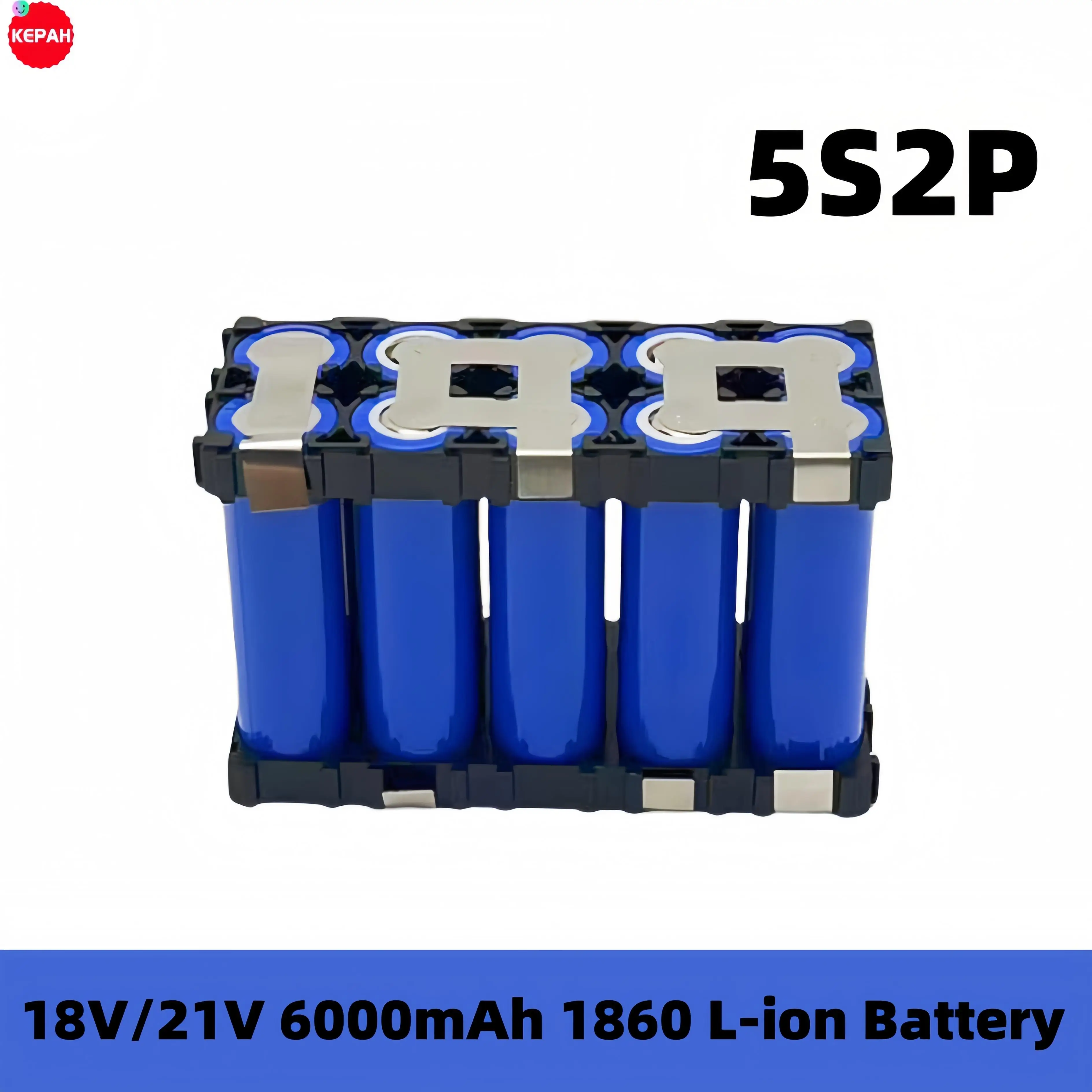 Akumulator litowy 5S2P 18650, spersonalizowany akumulator 18 V/21 V, akumulator 6000 mAh