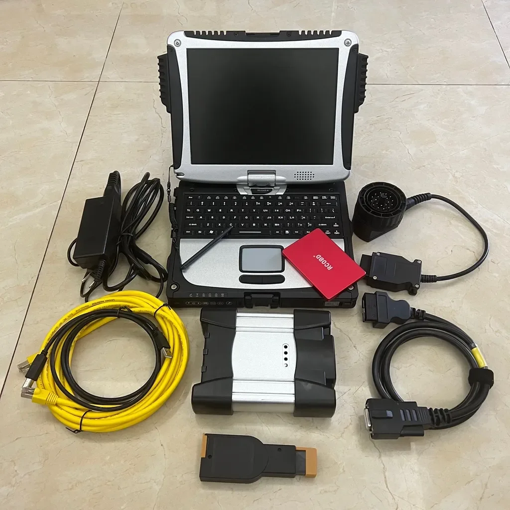 

Professional Diagnosis Tool FOR BM*W Icom Next Software Expert Mode 1TB Hdd CF19 Laptop Touch Screen I5 Windows10 READY TO USE