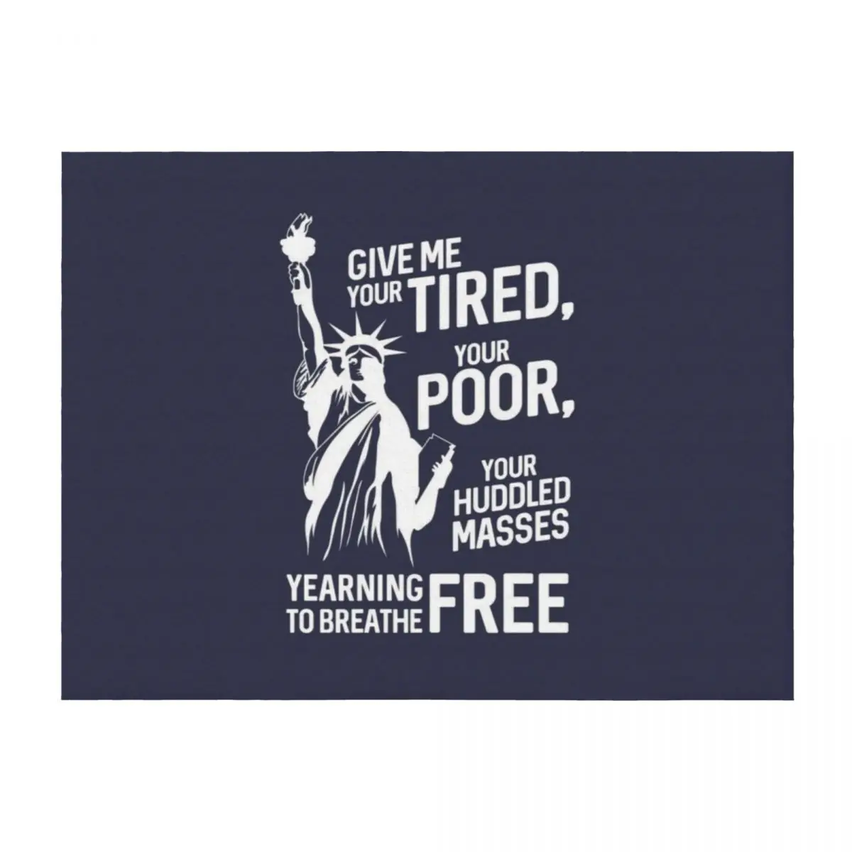 

The New Colossus Throw Blanket Sofa Quilt Bed blankets ands Designers Blankets