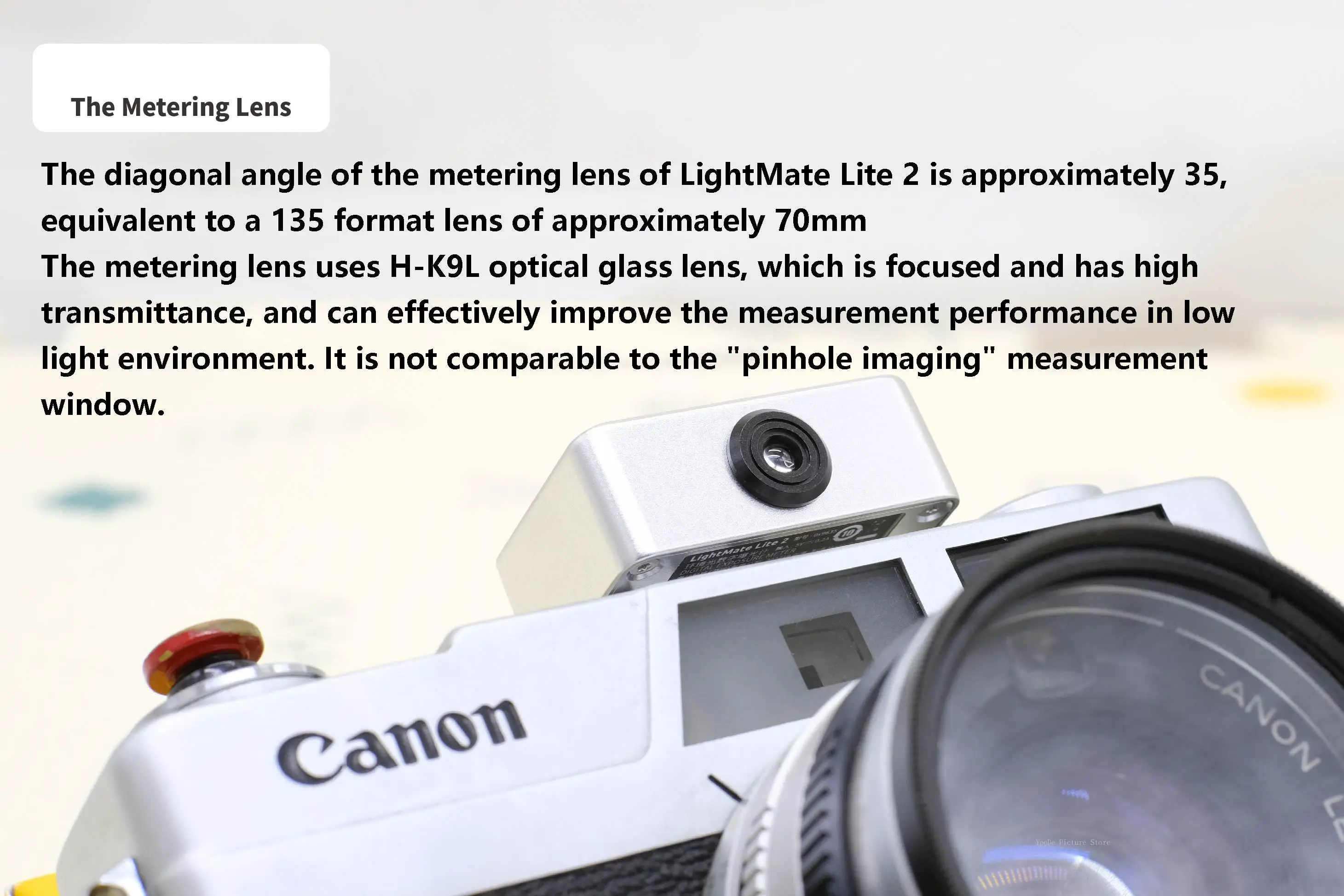 Imagem -04 - Lightmate-medidor de Luz Câmera com Cold Shoe Display Led Light Medidor Dslr Film Câmera Fotografia Acessórios Lite 2