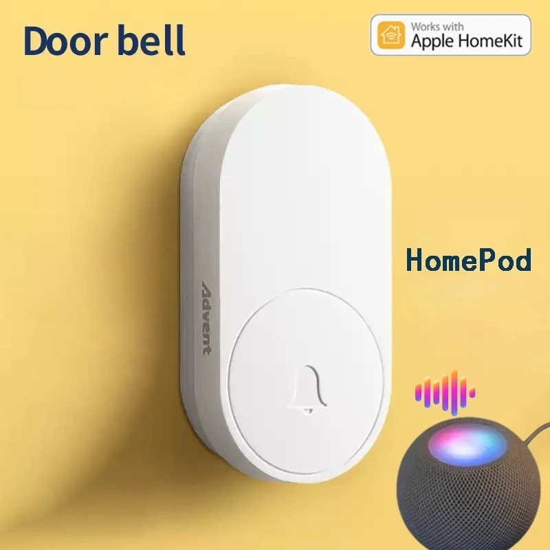 

Wireless Doorbell for HomeKit iPhone homepod Siri Home Smart Home Phone Remote Notification