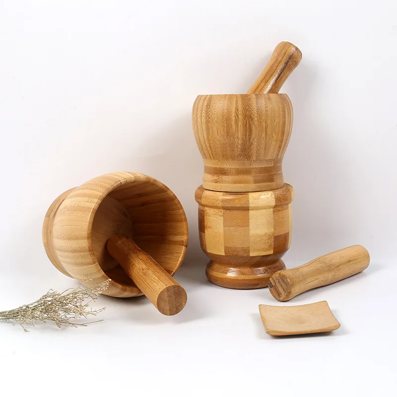 Mortar and Pestle, Manual Garlic, Kitchen Spices & Medicine Grinding