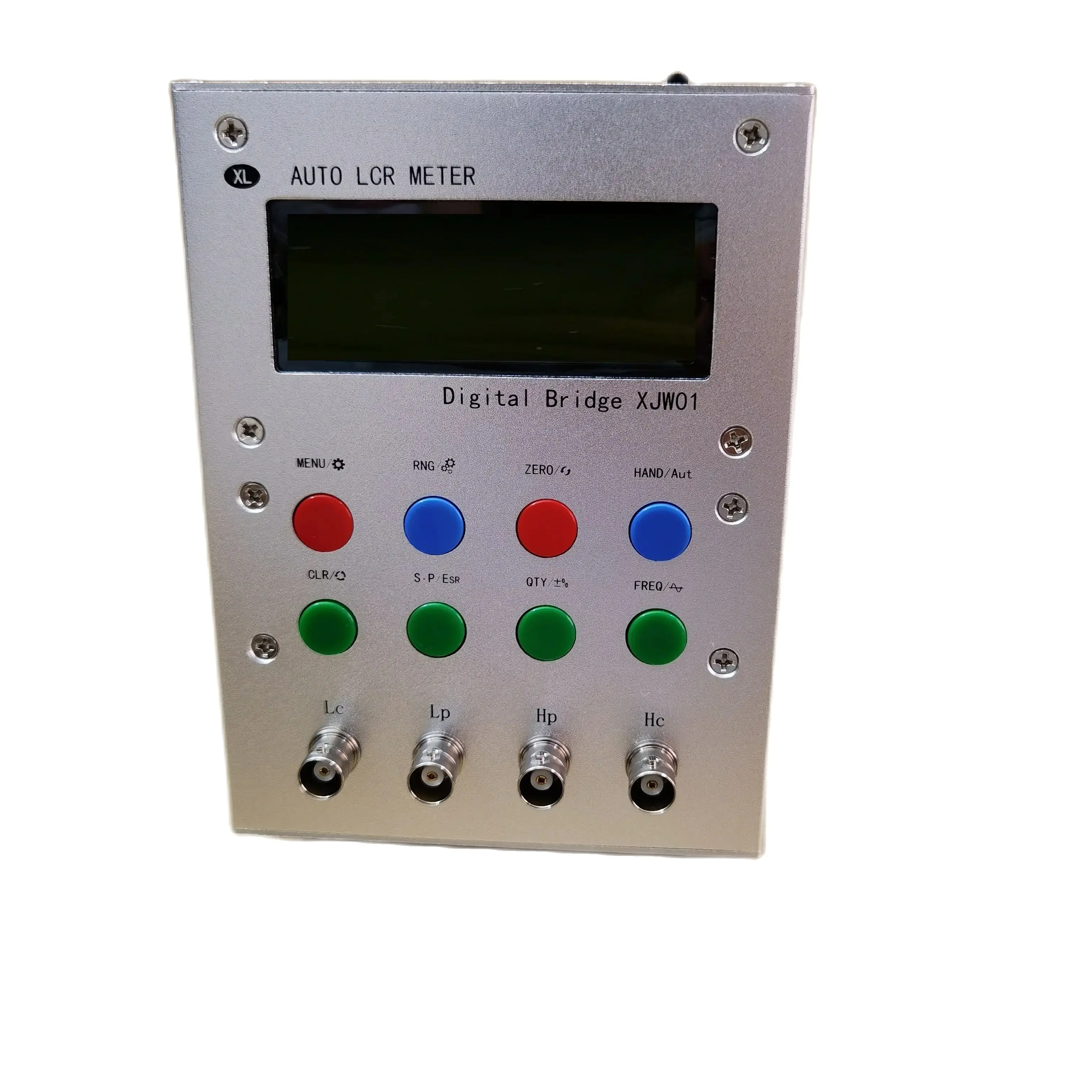 XJW01 LCR digital bridge tester 0.3 accuracy tester resistance, inductance, capacitance, ESR Meter, finished Metal case