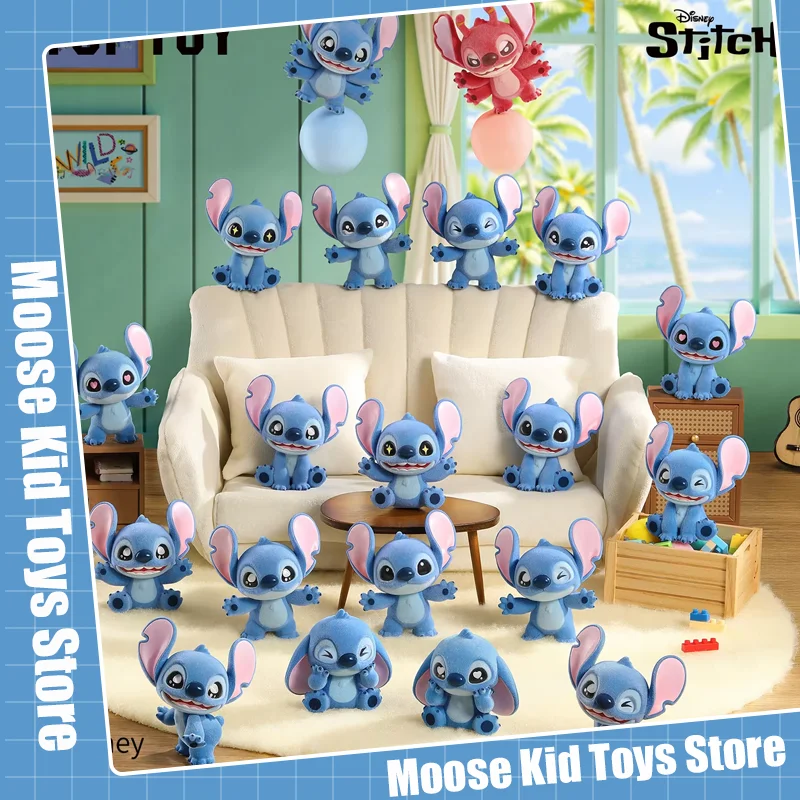 

Toptoy Disney Stitch Mini Fluffy Series Mini Blind Bags Toys Anime Stitch Figurines Cute Emotional Puppy Desktop Decor Ornaments