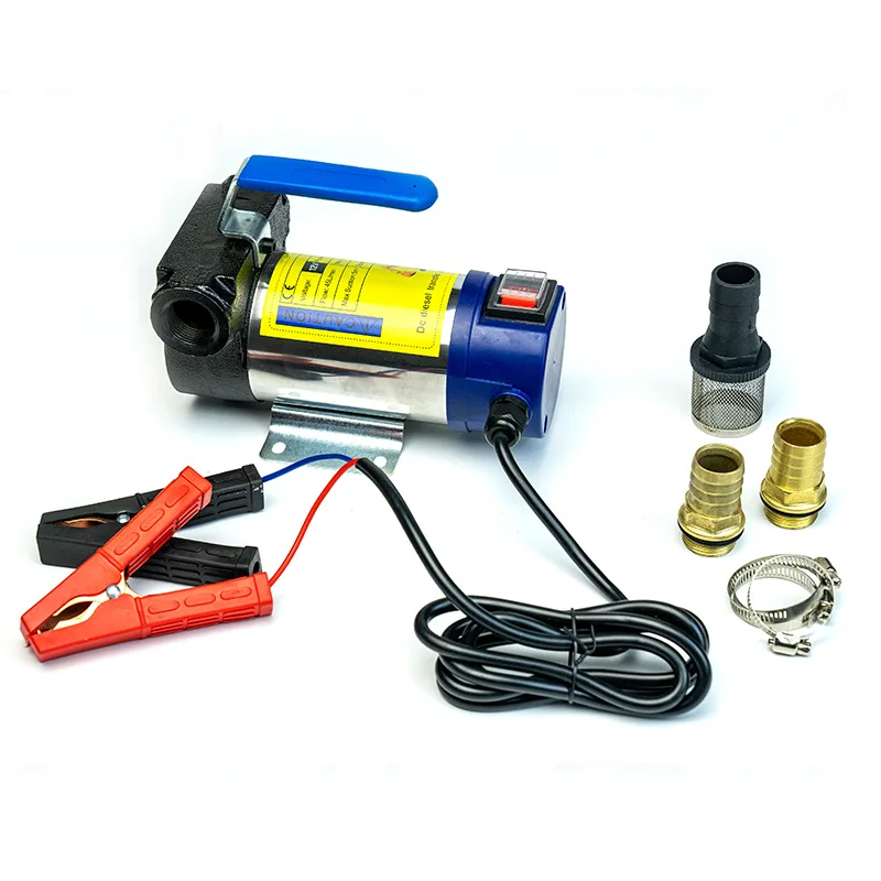 Electric oil pump 12V diesel tanker, portable DC, high power oil pump