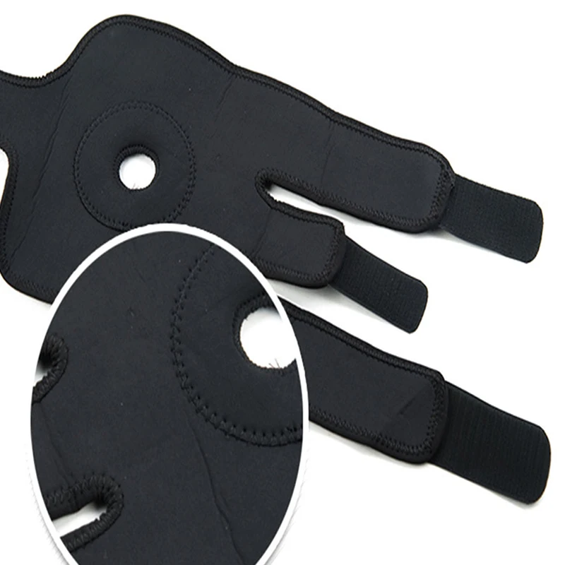 1pc Knee Brace Support Sleeve Adjustable Open Patella Stabilizer Protector Wrap